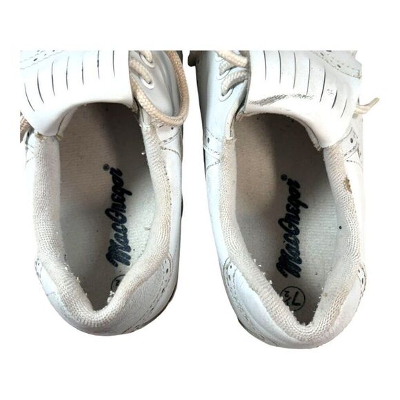 MacGregor Vintage Womens White Golf Saddle Shoes Size 7.5 With Vintage Box EUC - Picture 9 of 9